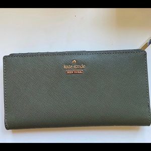 Olive Green Kate Spade Wallet